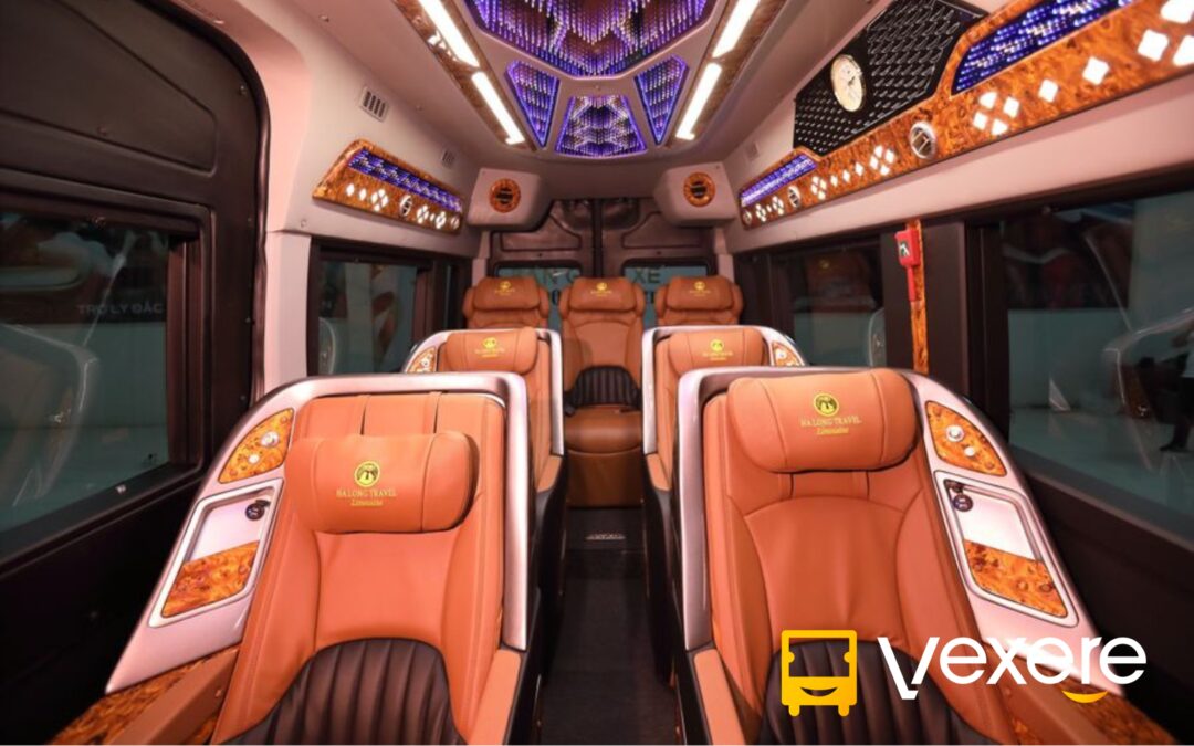 nội thất xe limousine đi hạ long