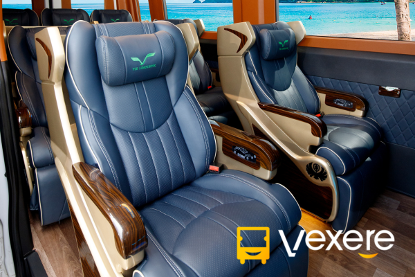 nội thất xe vie limousine 9 chỗ