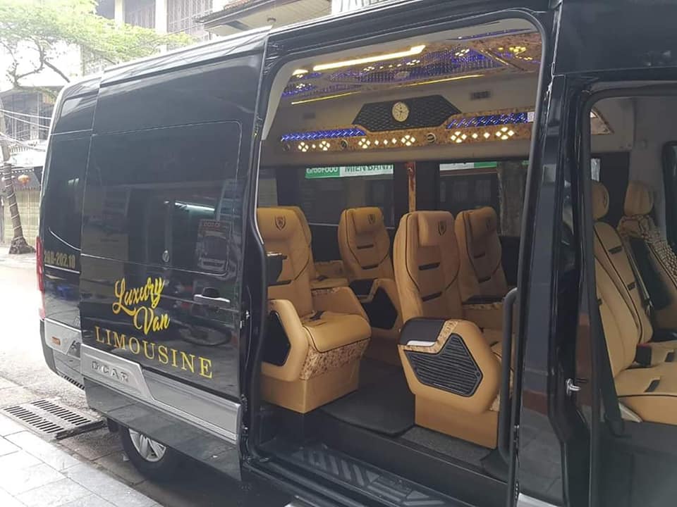 nội thất xe luxury van limousine