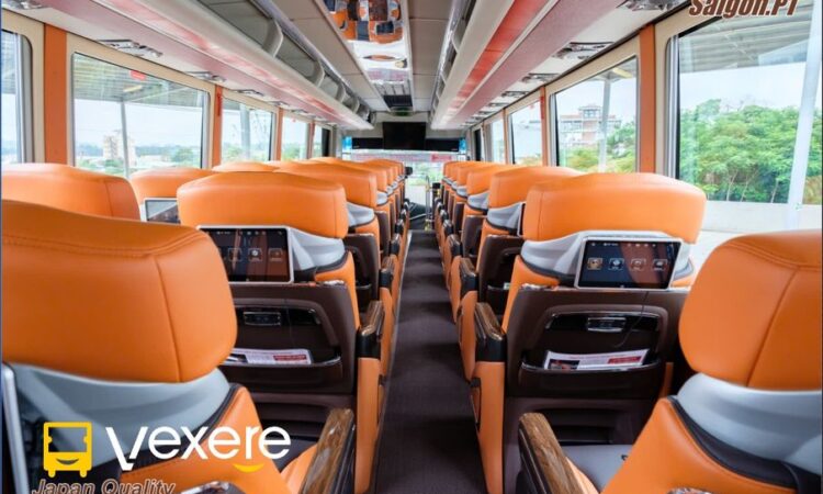 nội thất xe mexbus sài gòn đi mũi né