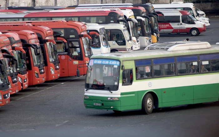 xe buýt tphcm bến xe an sương