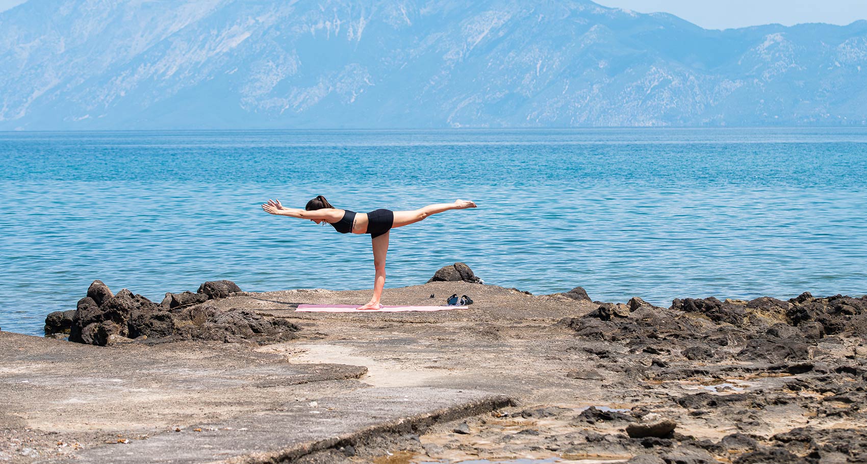 Yoga and activities at the private beach of Blue Marine Village
