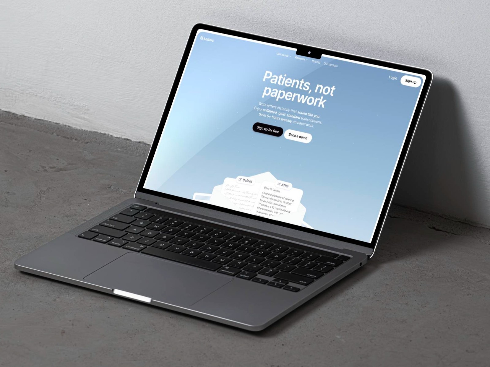 Framer development for Letters