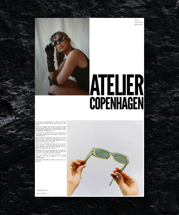 Atelier · Product Launch Template