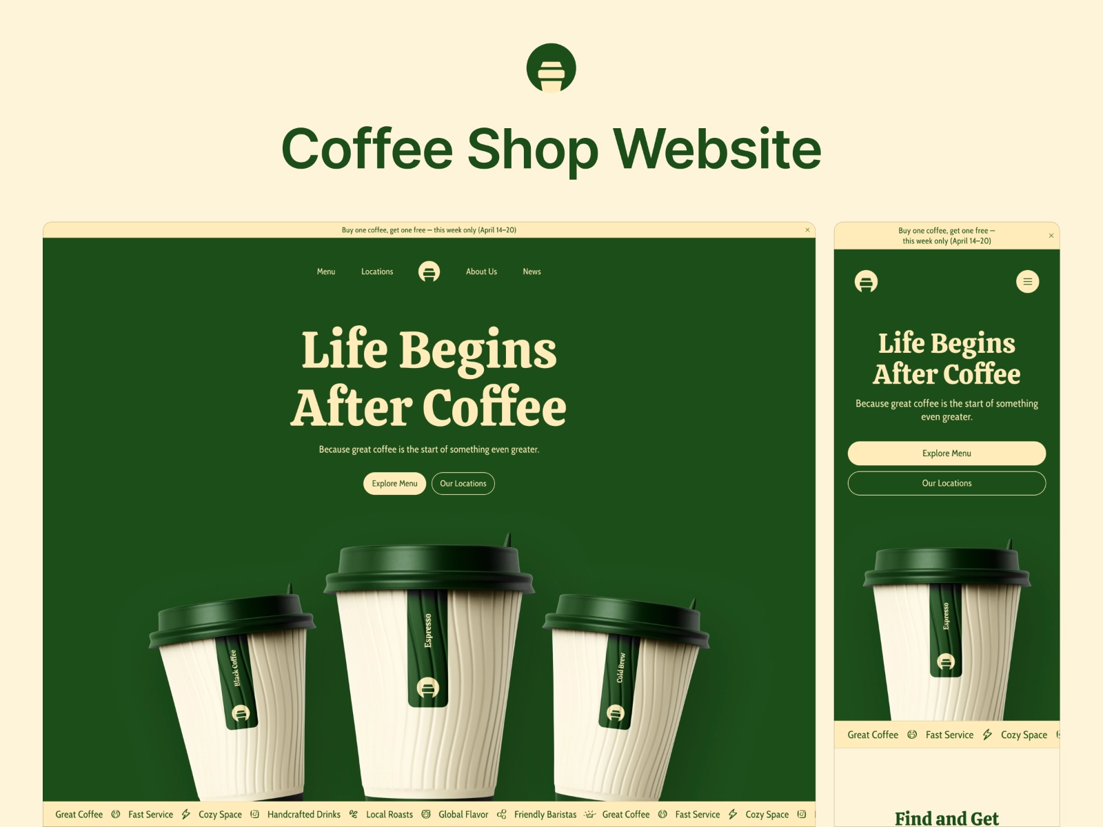 Brewhaus — Coffee Shop Framer Template - Image 2