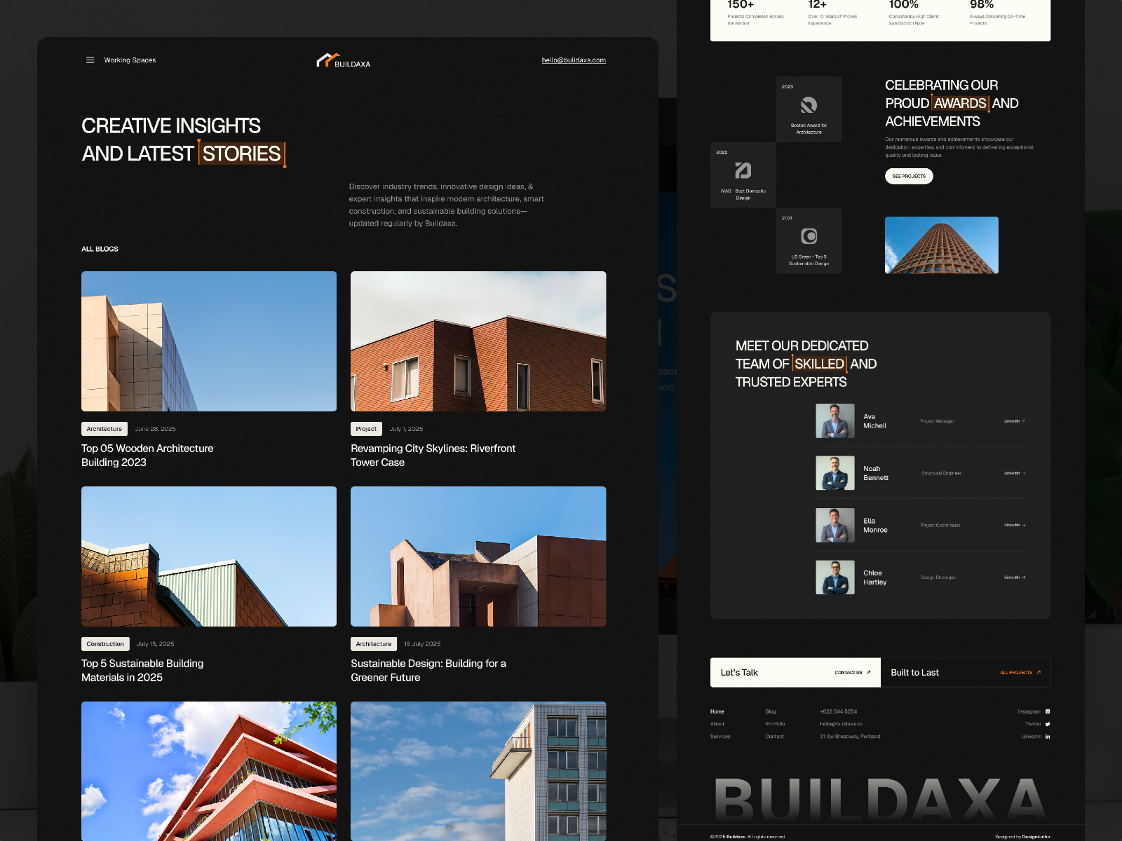 buildaxa — Construction Framer Template - Image 3