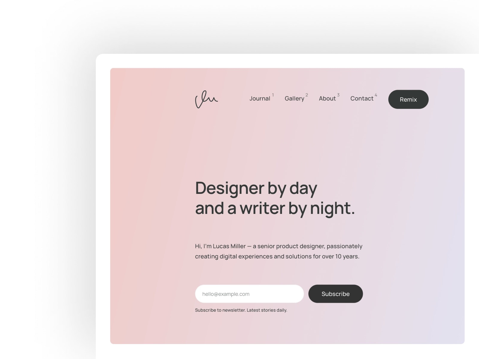 Colorius · Free Portfolio Template - Image 4