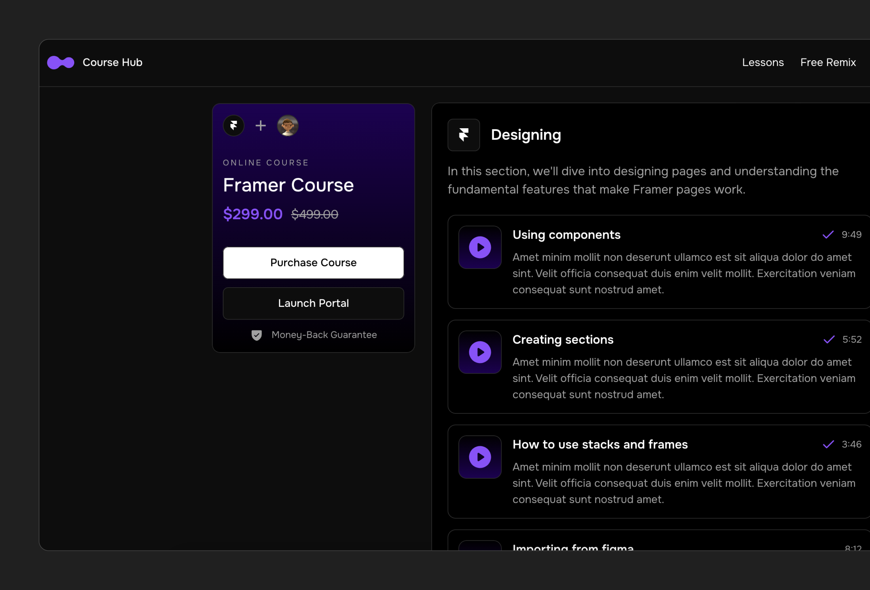 CourseHub — Online course platform - Image 3