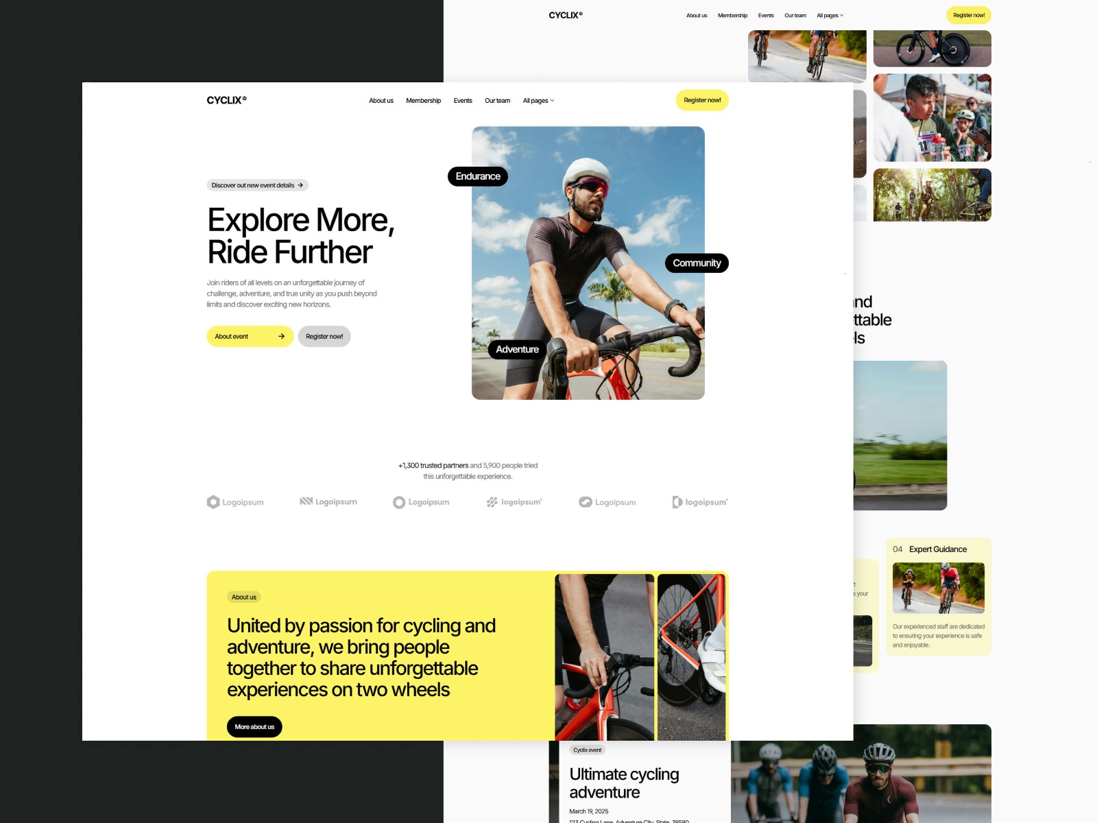 Cyclix — Cycling Club Framer Template - Image 2