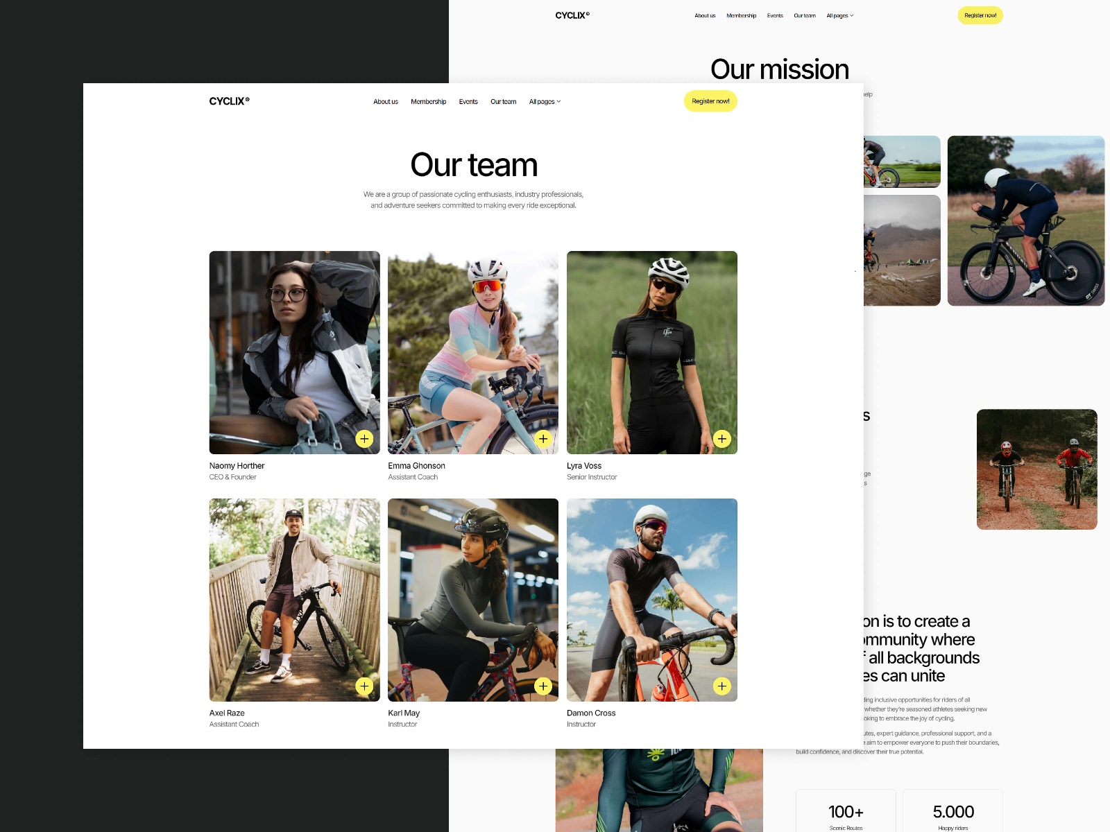 Cyclix — Cycling Club Framer Template - Image 3