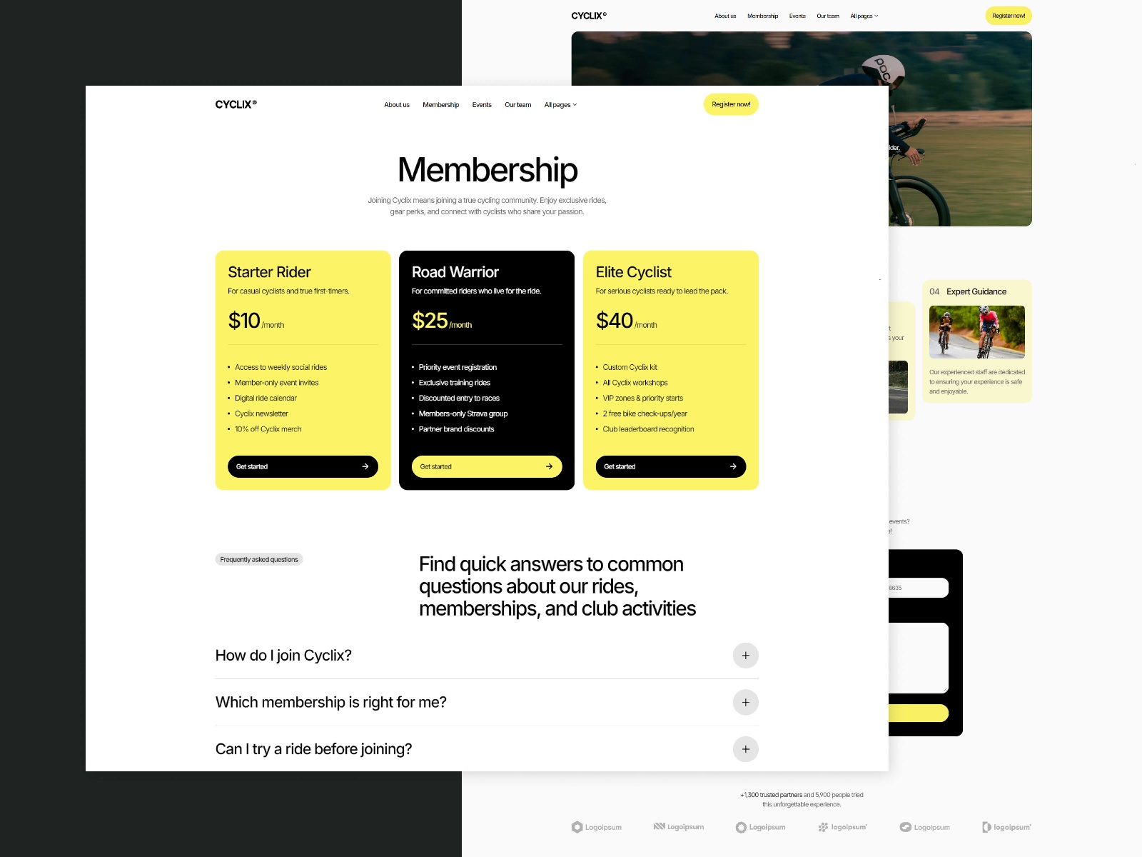 Cyclix — Cycling Club Framer Template - Image 4