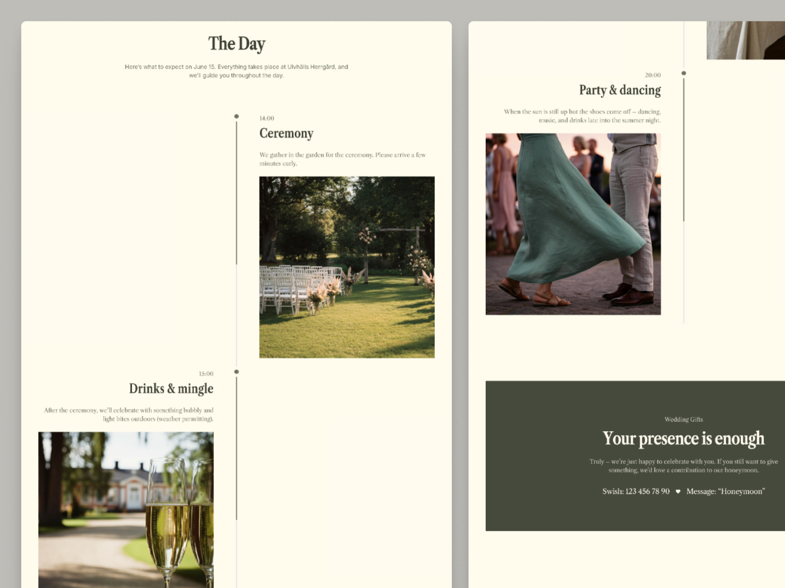 Darling — Mordern Wedding One pager - Image 4