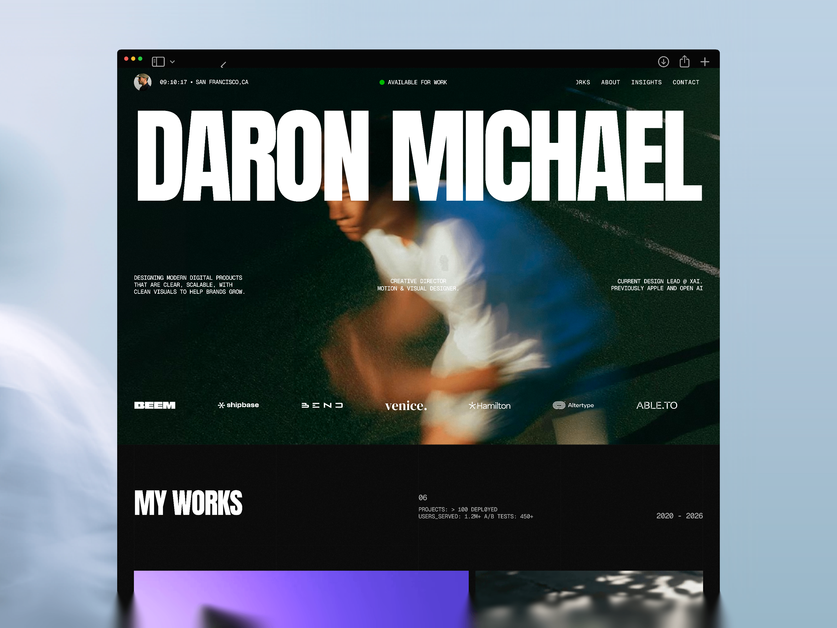 Daron · Portfolio / Agency Template