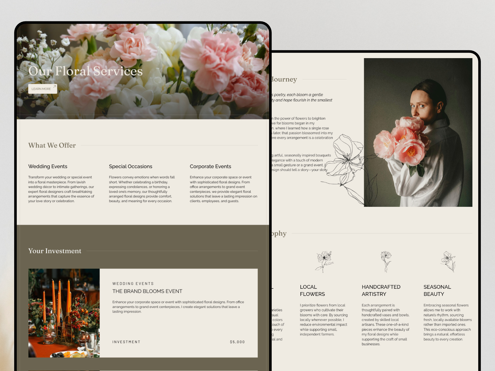 Floraly — Florist & Photographer Portfolio - Image 2