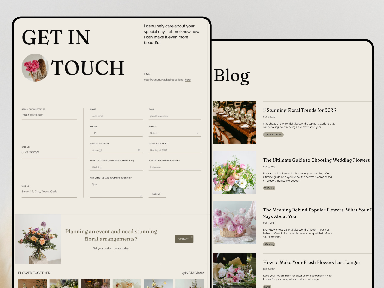 Floraly — Florist & Photographer Portfolio - Image 4