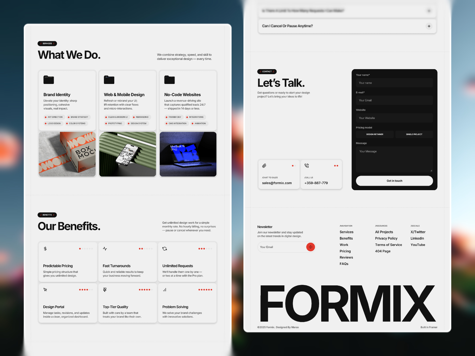Formix — Design Subscription Template - Image 2