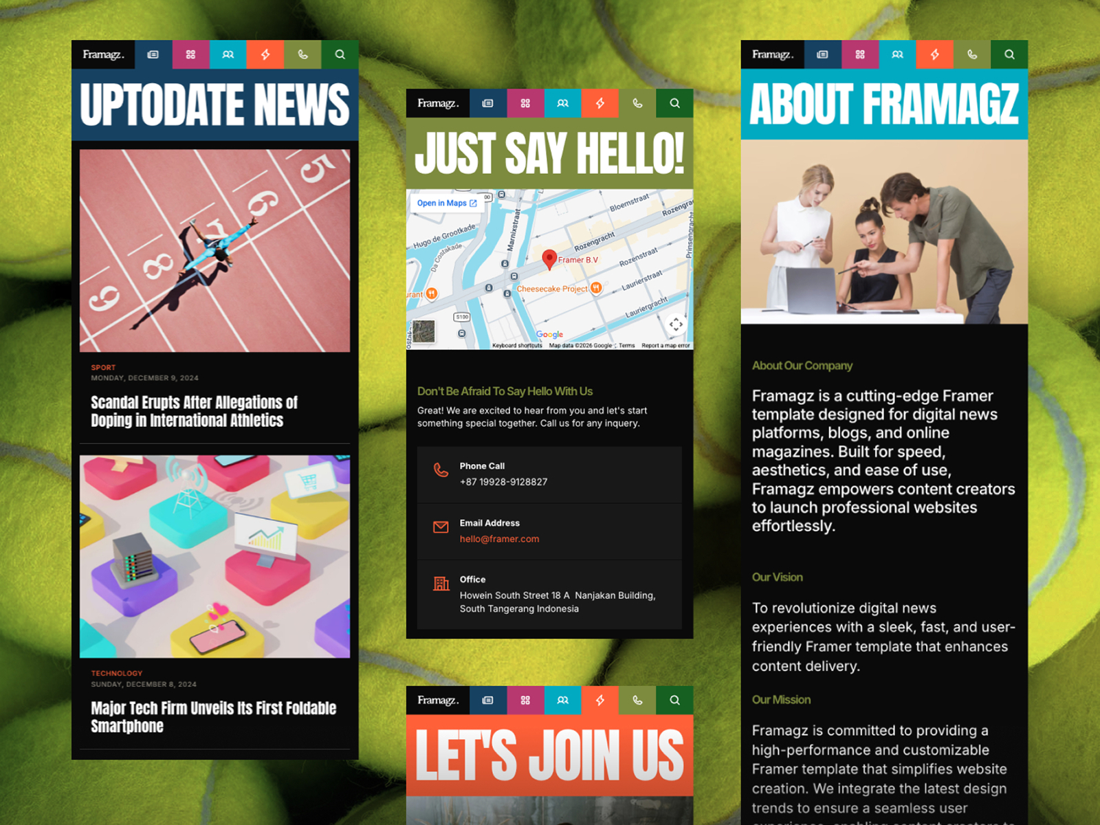 Framagz — Blog & News Framer Template - Image 2