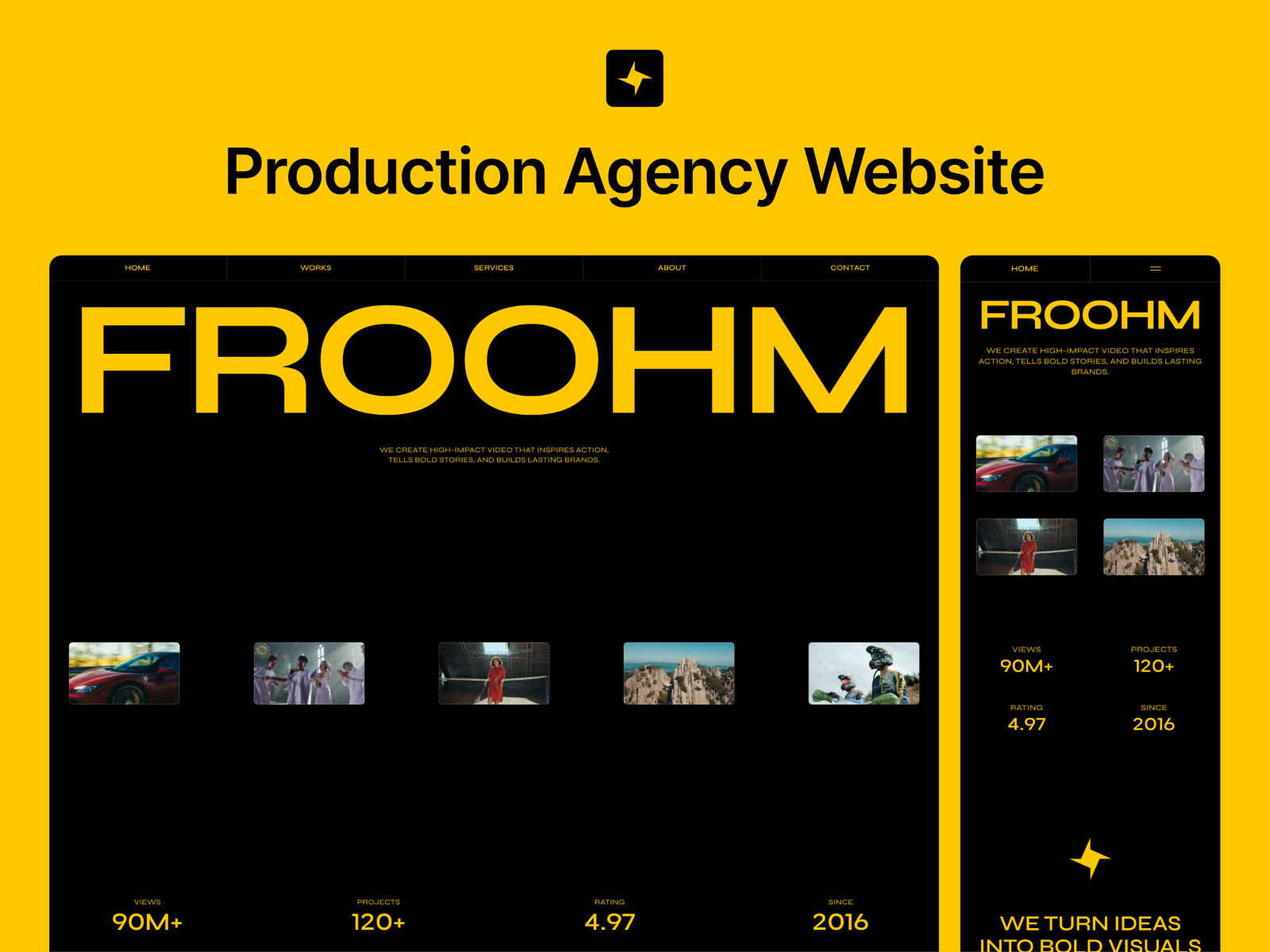 FROOHM — Production Agency Website - Image 2