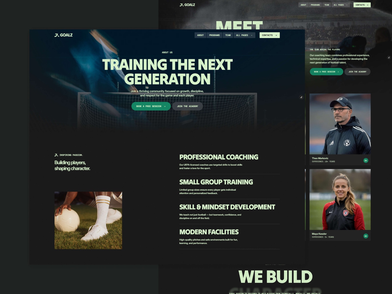 Goalz — Football Training Academy Template - Image 3