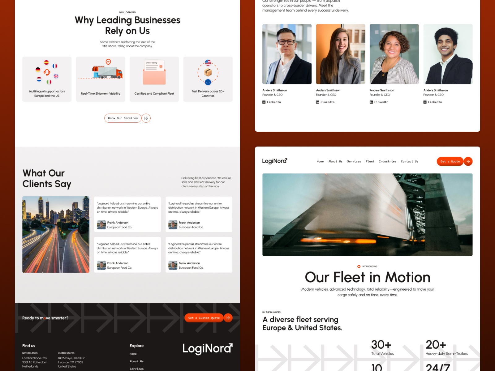 LogiNord — Transport & Logistics Template - Image 2