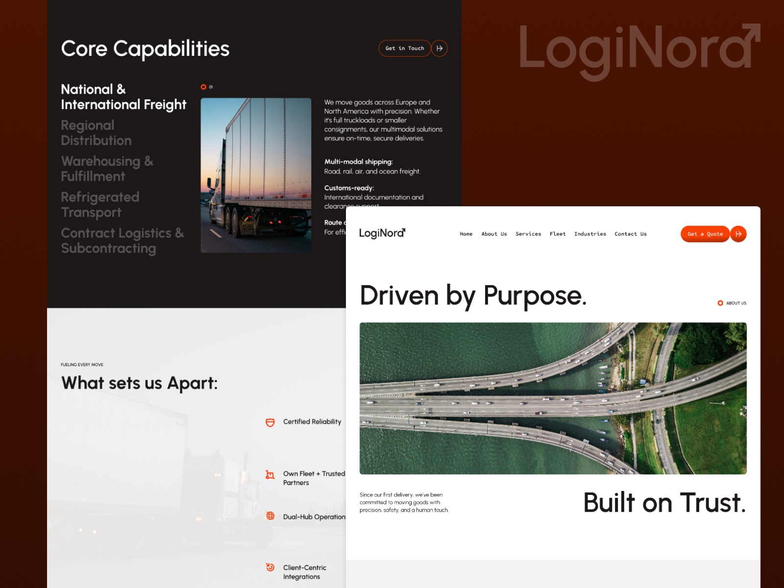 LogiNord — Transport & Logistics Template - Image 3