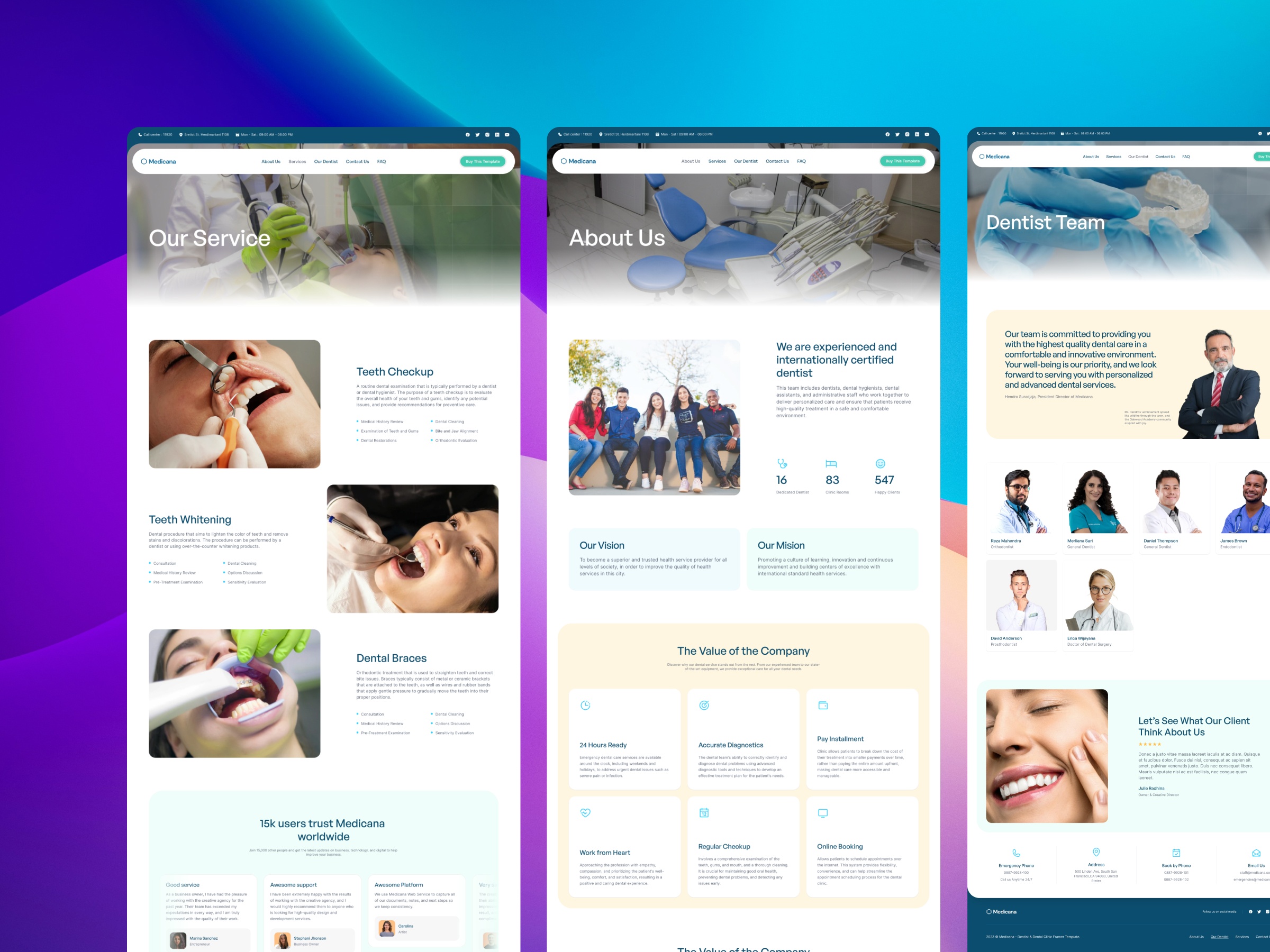 Medicana — Dental Clinic Website - Image 2