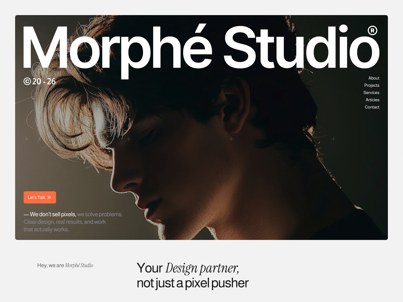 Morphe · Creative Design Studio for Framer