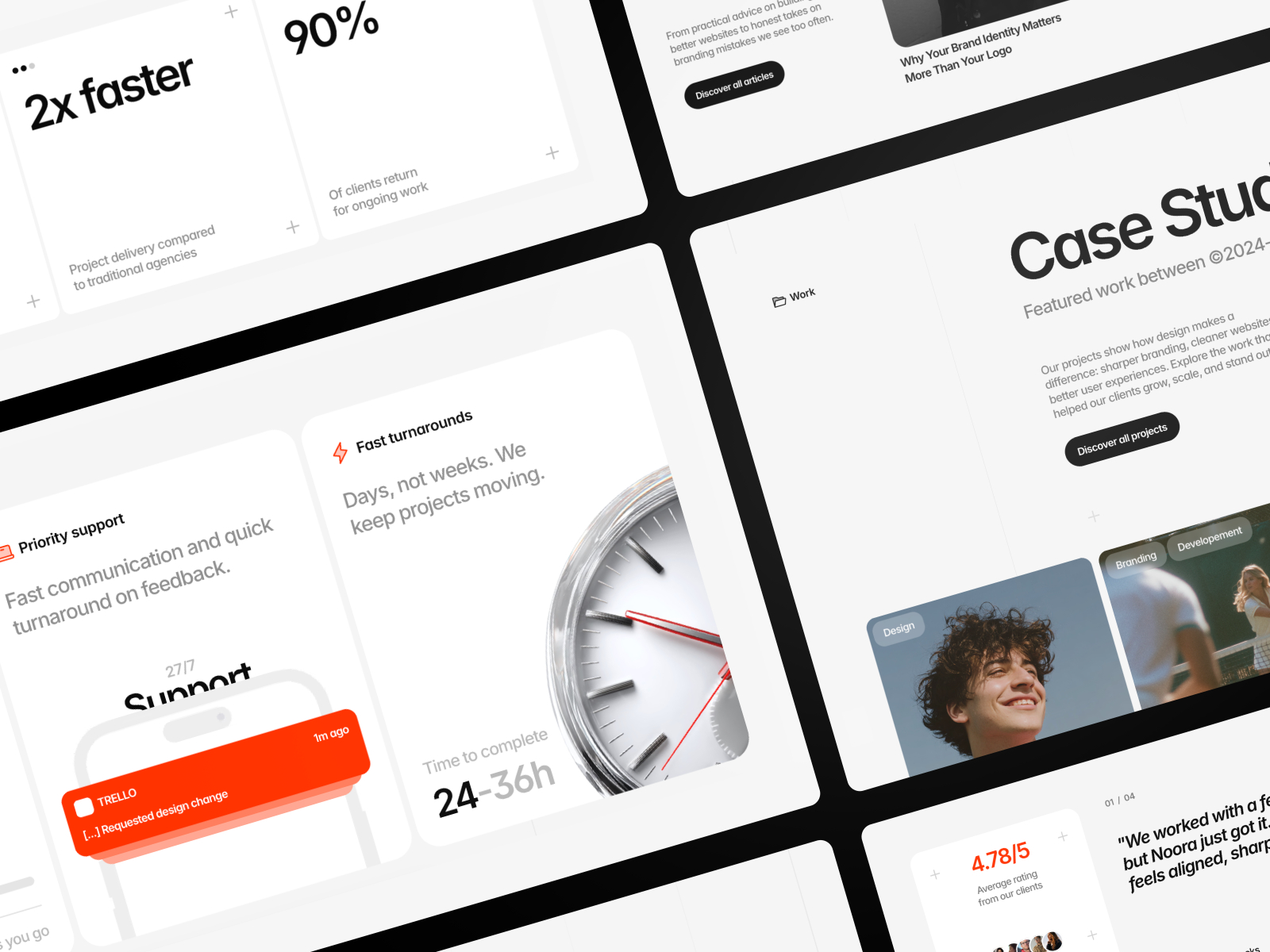 Noora — Design Agency Website Template - Image 2