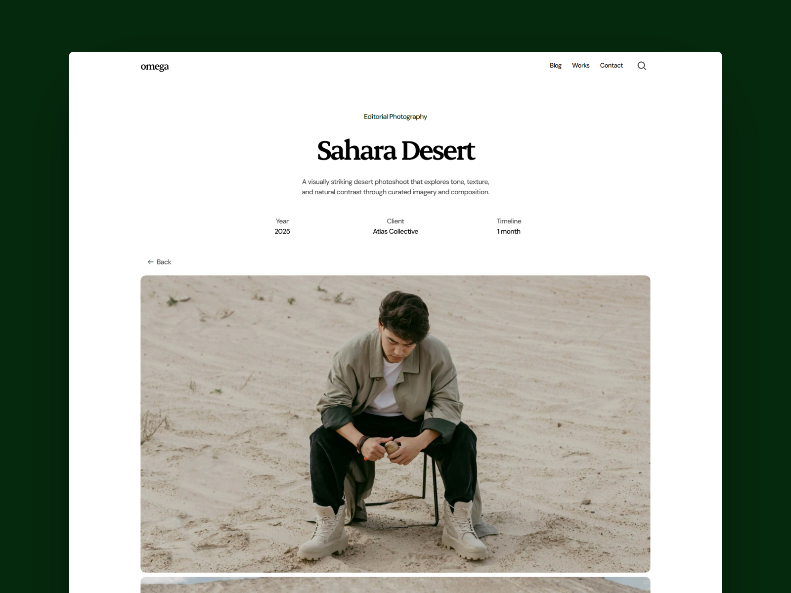 Omega — Portfolio & Agency Template - Image 3