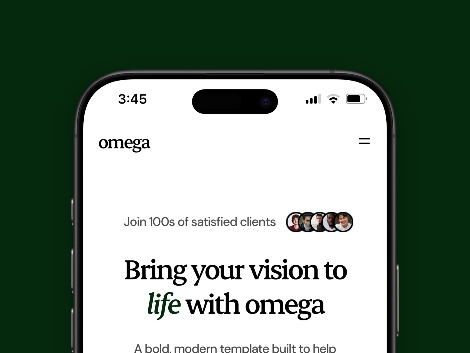 Omega — Portfolio & Agency Template - Image 4