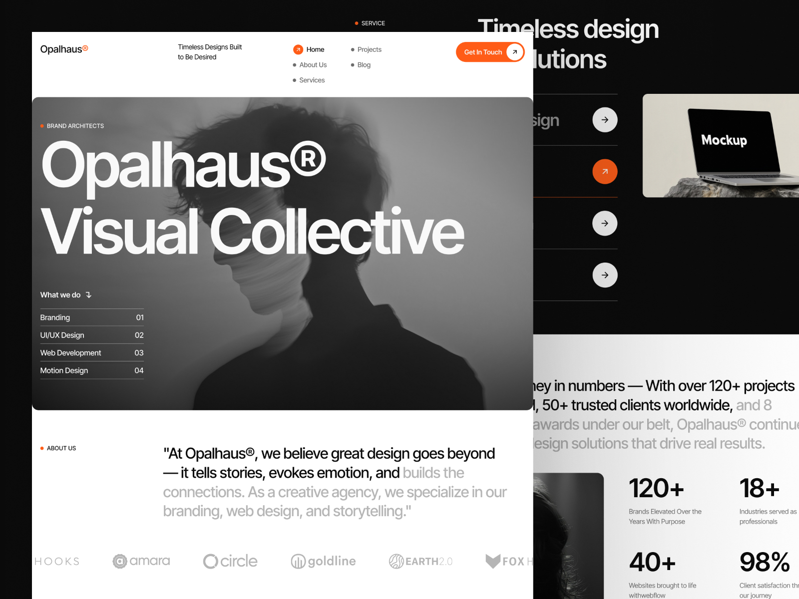 Opalhaus — Design Agency & Marketing Template