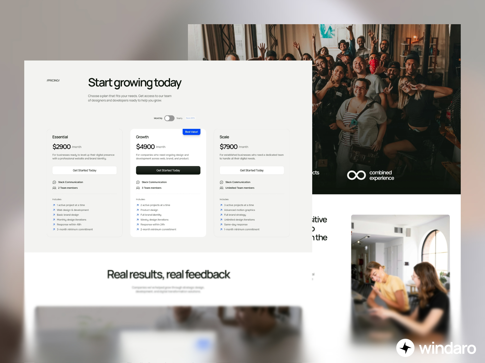 Opus — A digital agency website template - Image 3