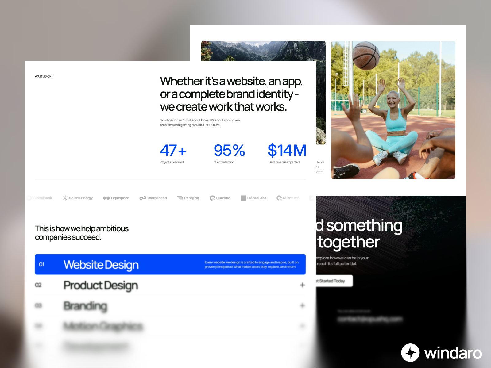 Opus — A digital agency website template - Image 4