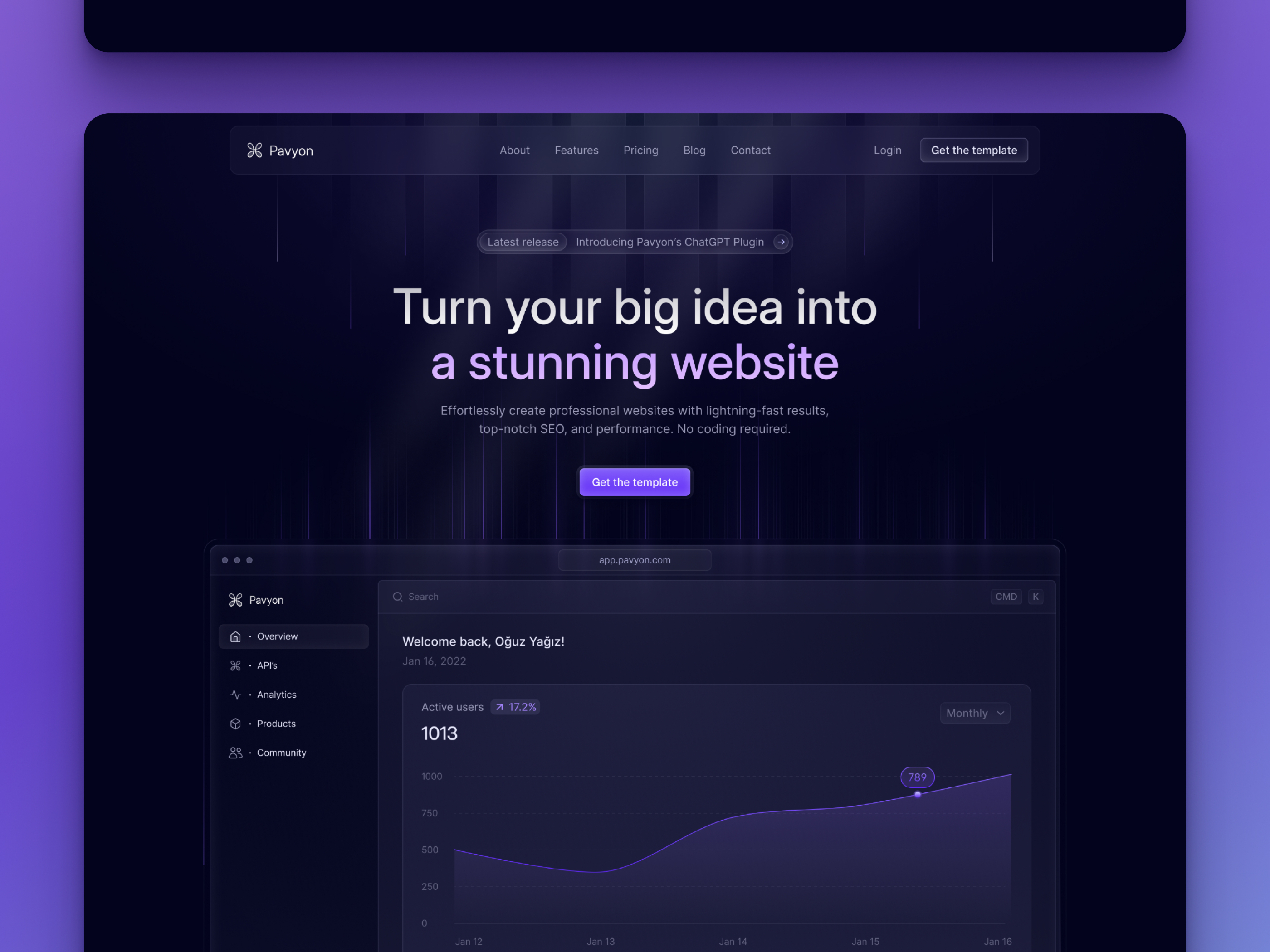 Pavyon — Saas & Startup Template