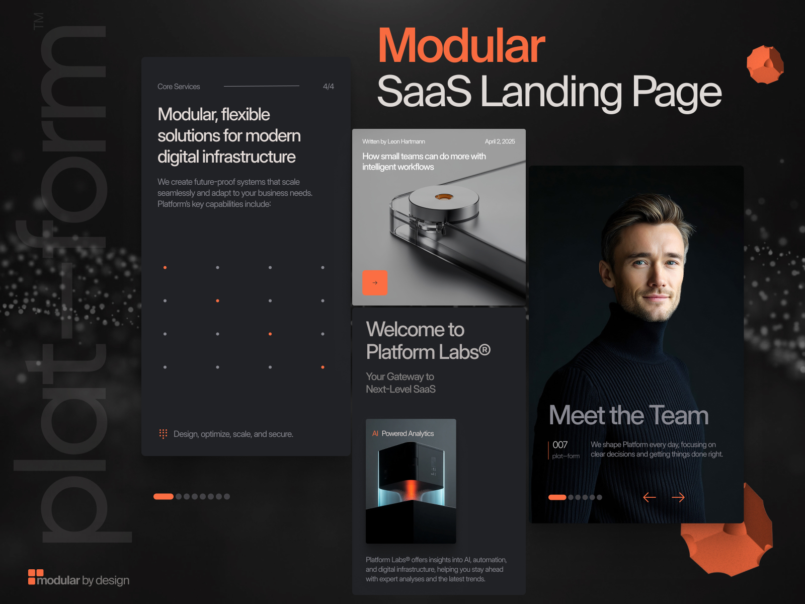Platform — Modular SaaS & AI Landing Page - Image 3