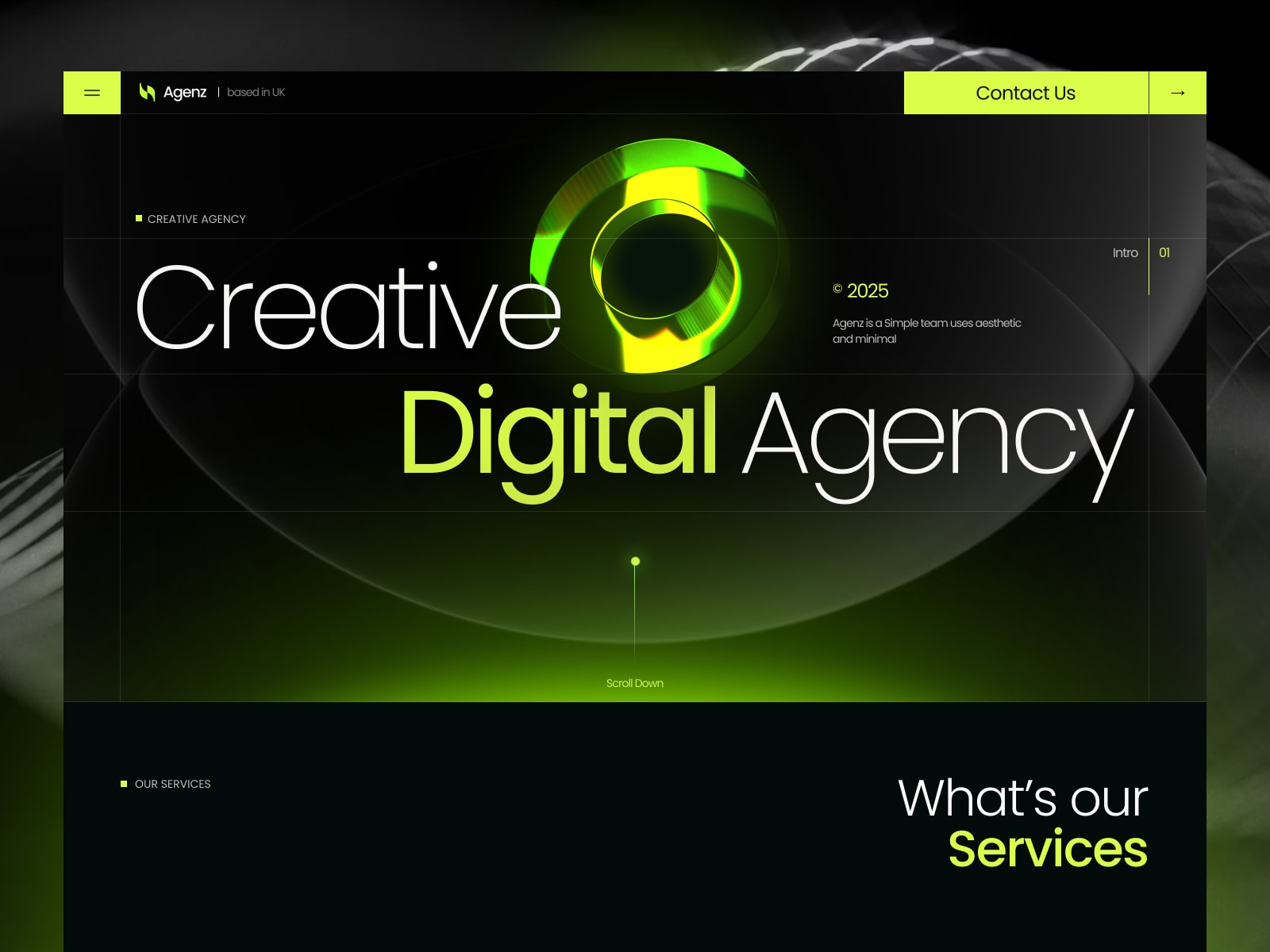 Portx · Dark Portfolio & Agency Portfolio - Image 4