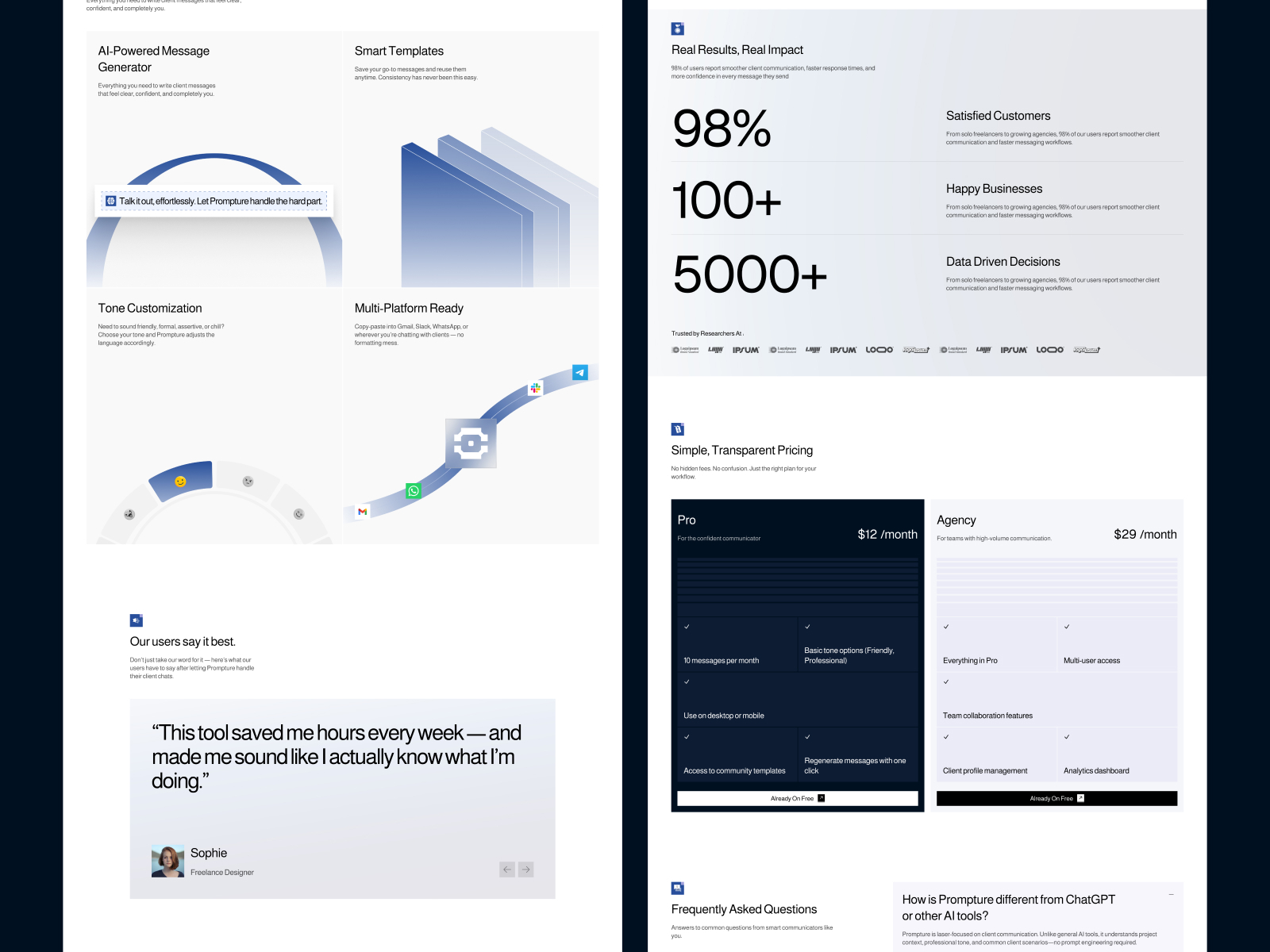 Prompture — AI & SaaS Business Website - Image 4