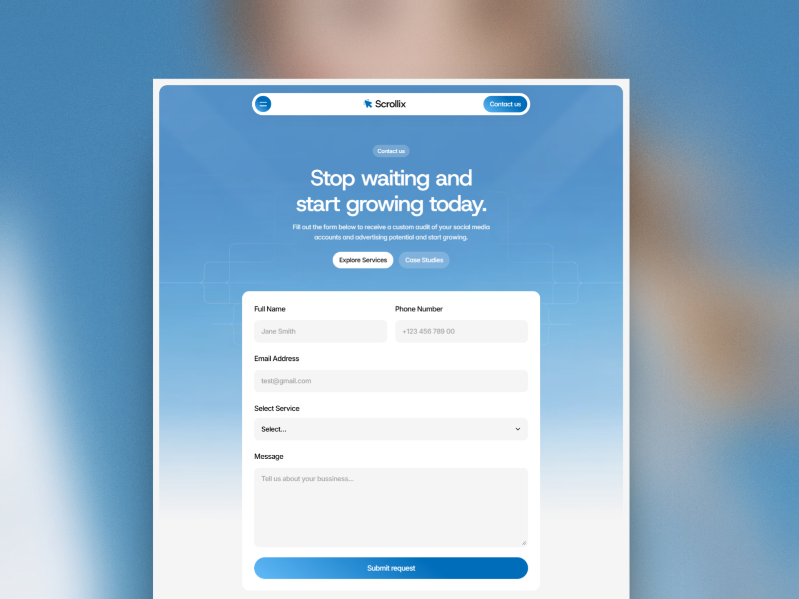 Scrollix — Social Media Agency Template - Image 4
