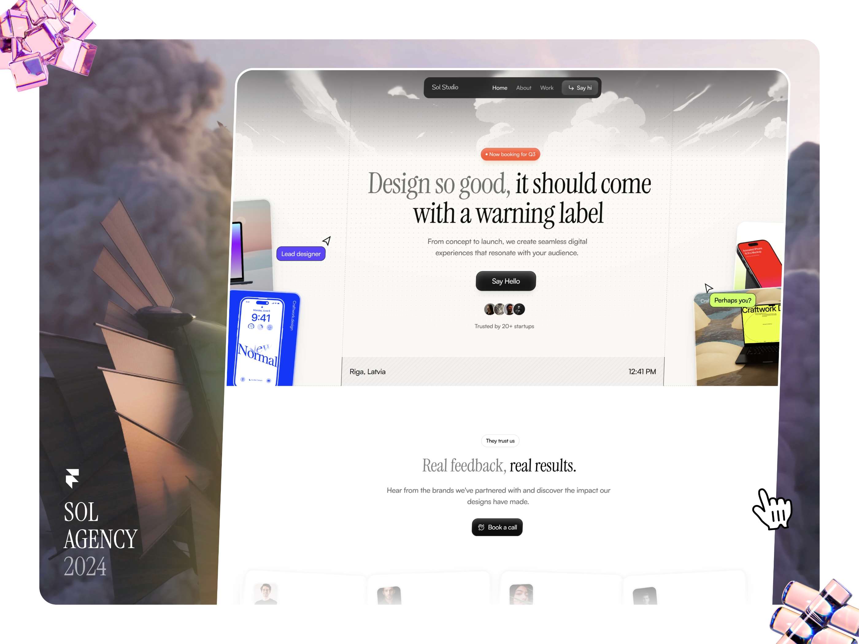 Small Studio · Minimal Portfolio Template - Image 2
