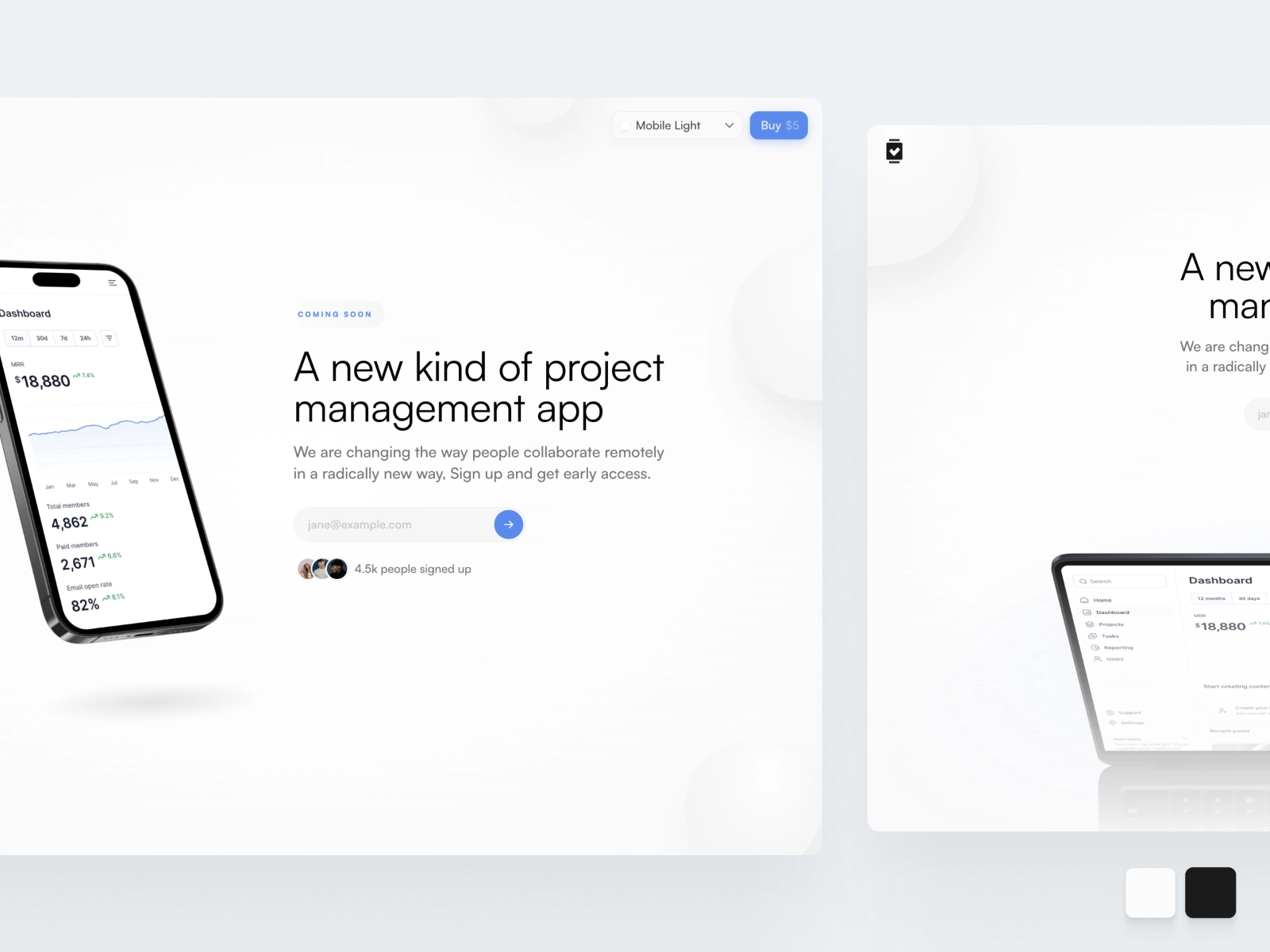 Sooon — Waitlist & Coming Soon Framer Template - Image 2
