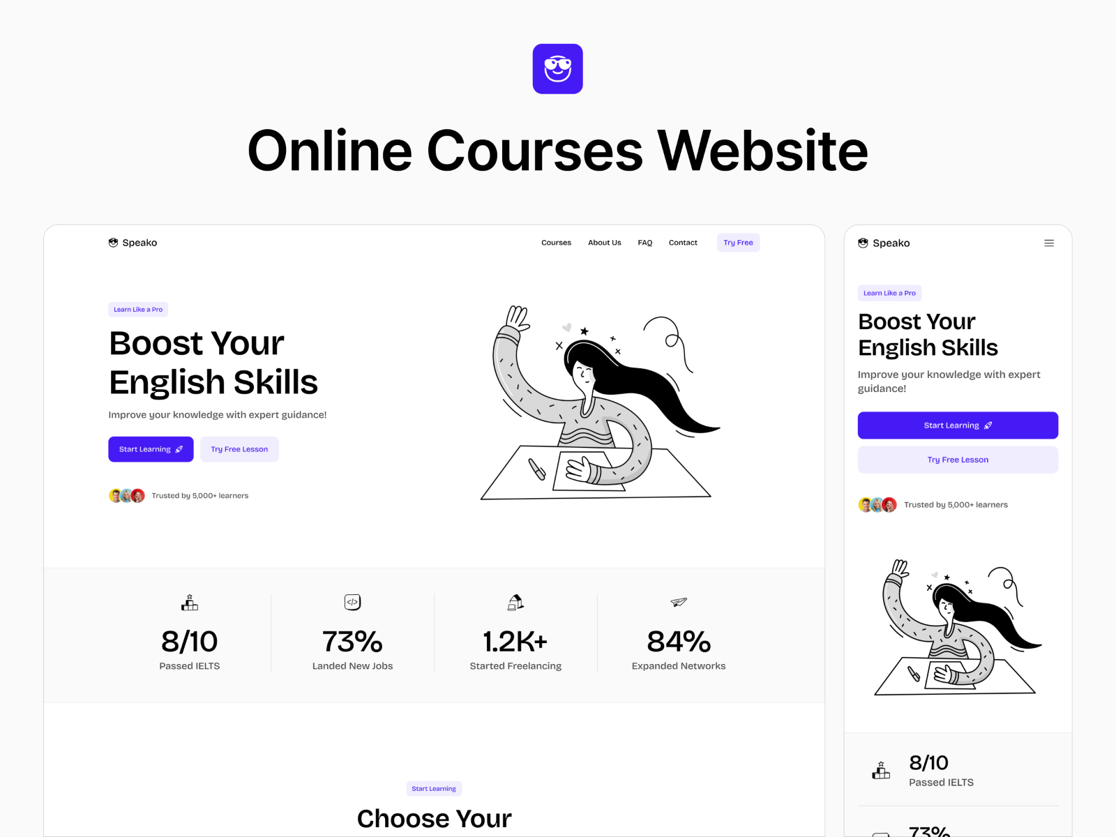 Speako — Online Courses Website - Image 2