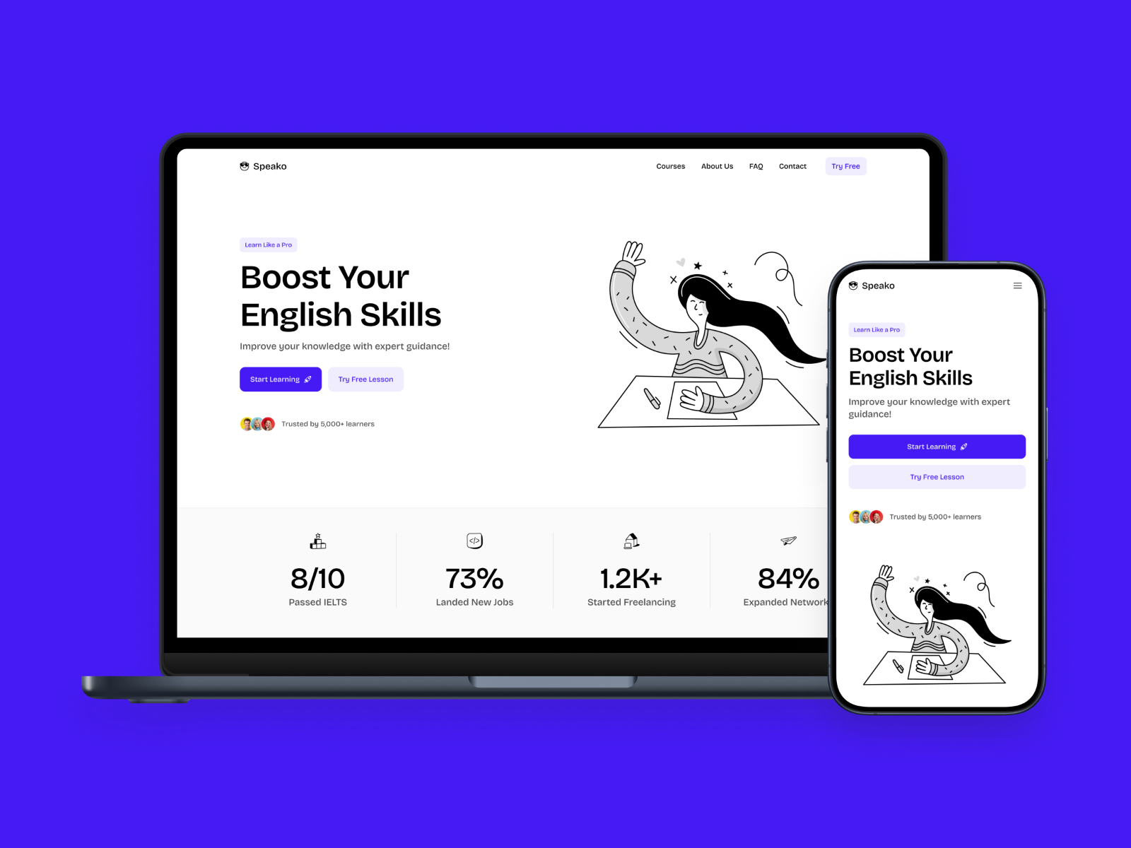 Speako — Online Courses Website - Image 4