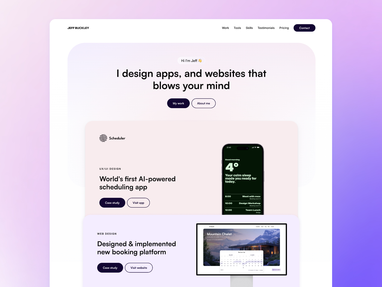 Stacky · Designer Portfolio Template