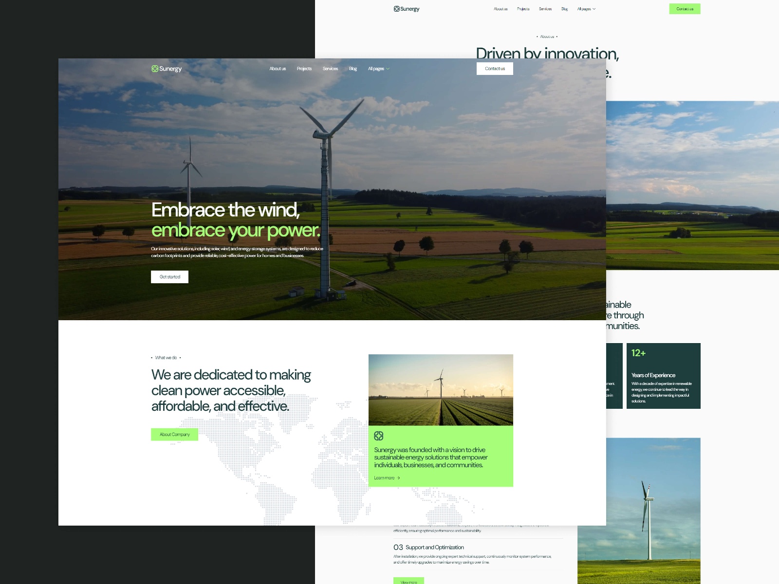 Sunergy — Renewable Energy Framer Template - Image 2