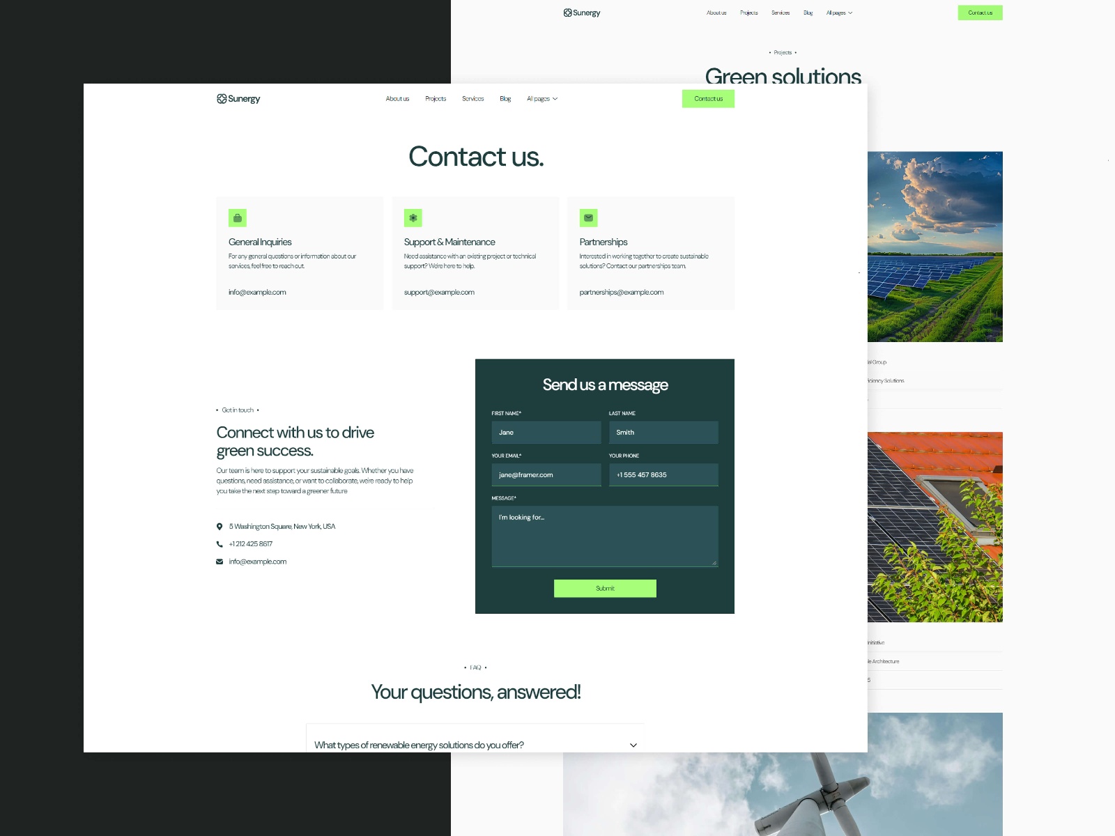 Sunergy — Renewable Energy Framer Template - Image 4