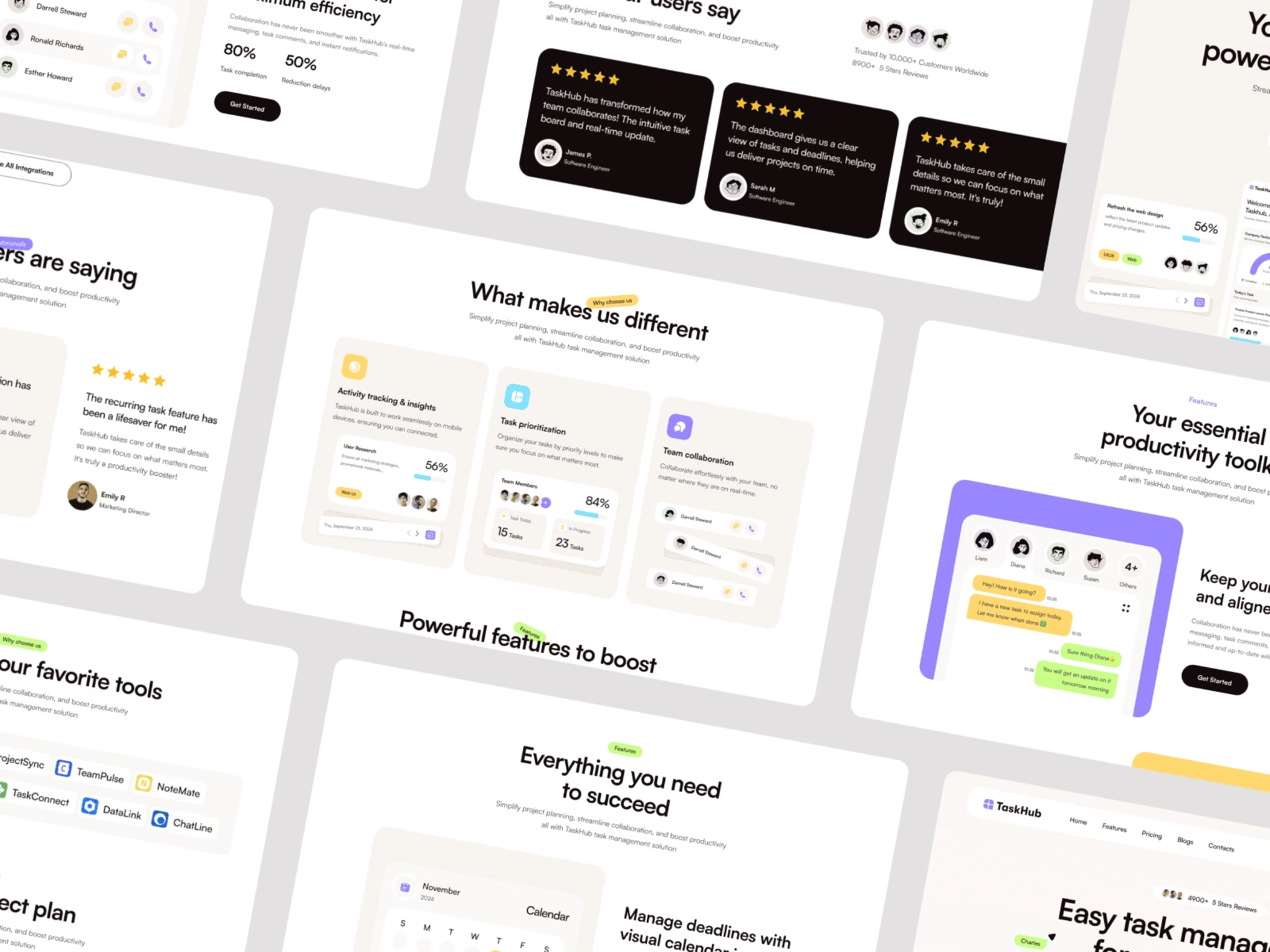 Taskhub - Multi-Layout SaaS & Startup Framer Template - Image 4