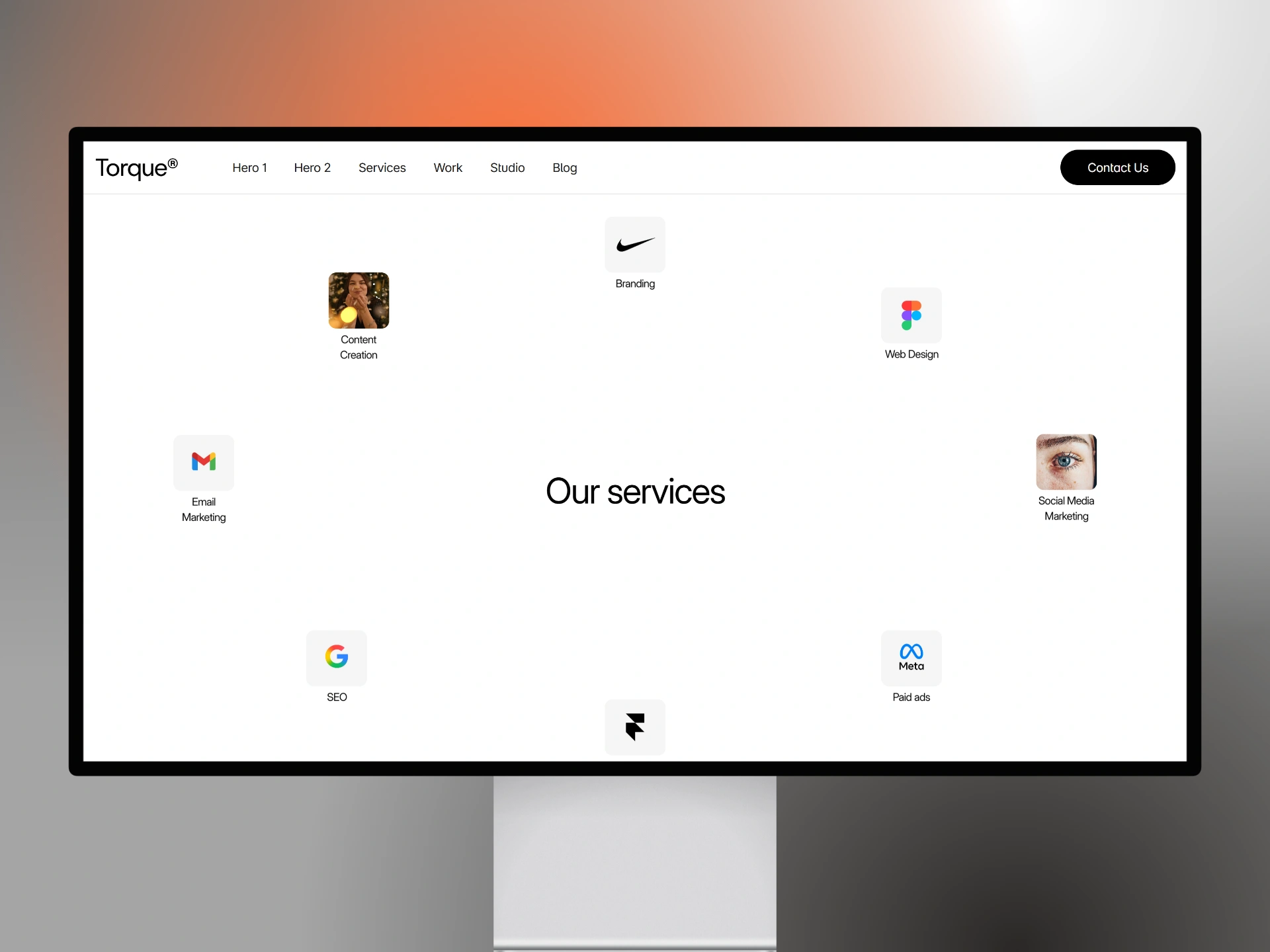 Torque® Studio · A Complete Studio Website Template