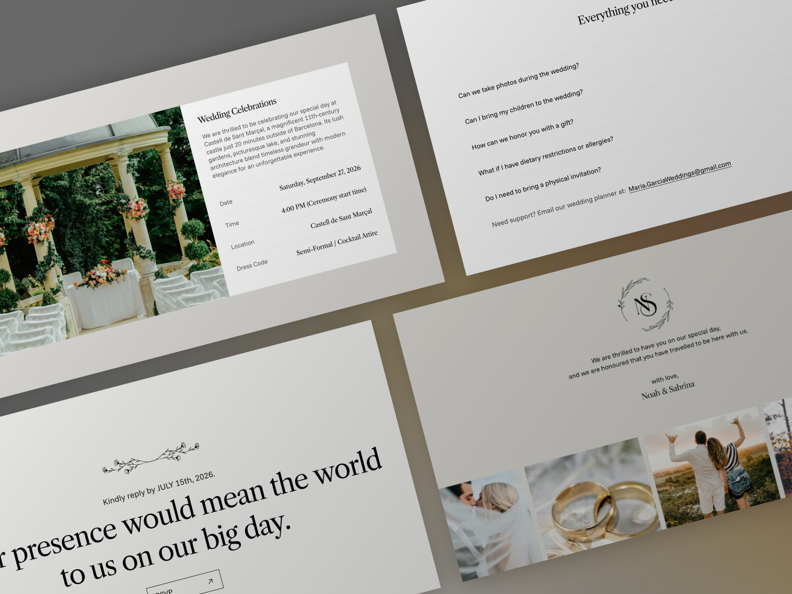 Vows&Blooms — Wedding website made with love. - Image 2