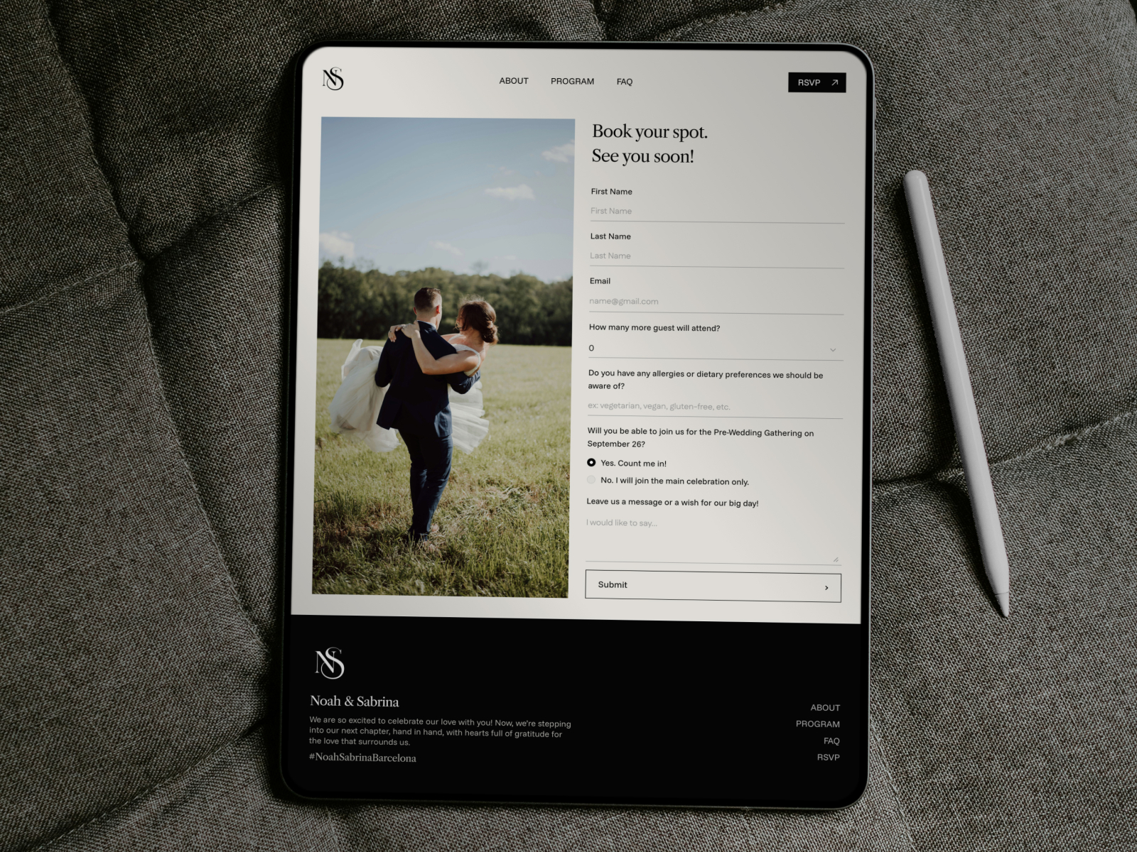 Vows&Blooms — Wedding website made with love. - Image 4