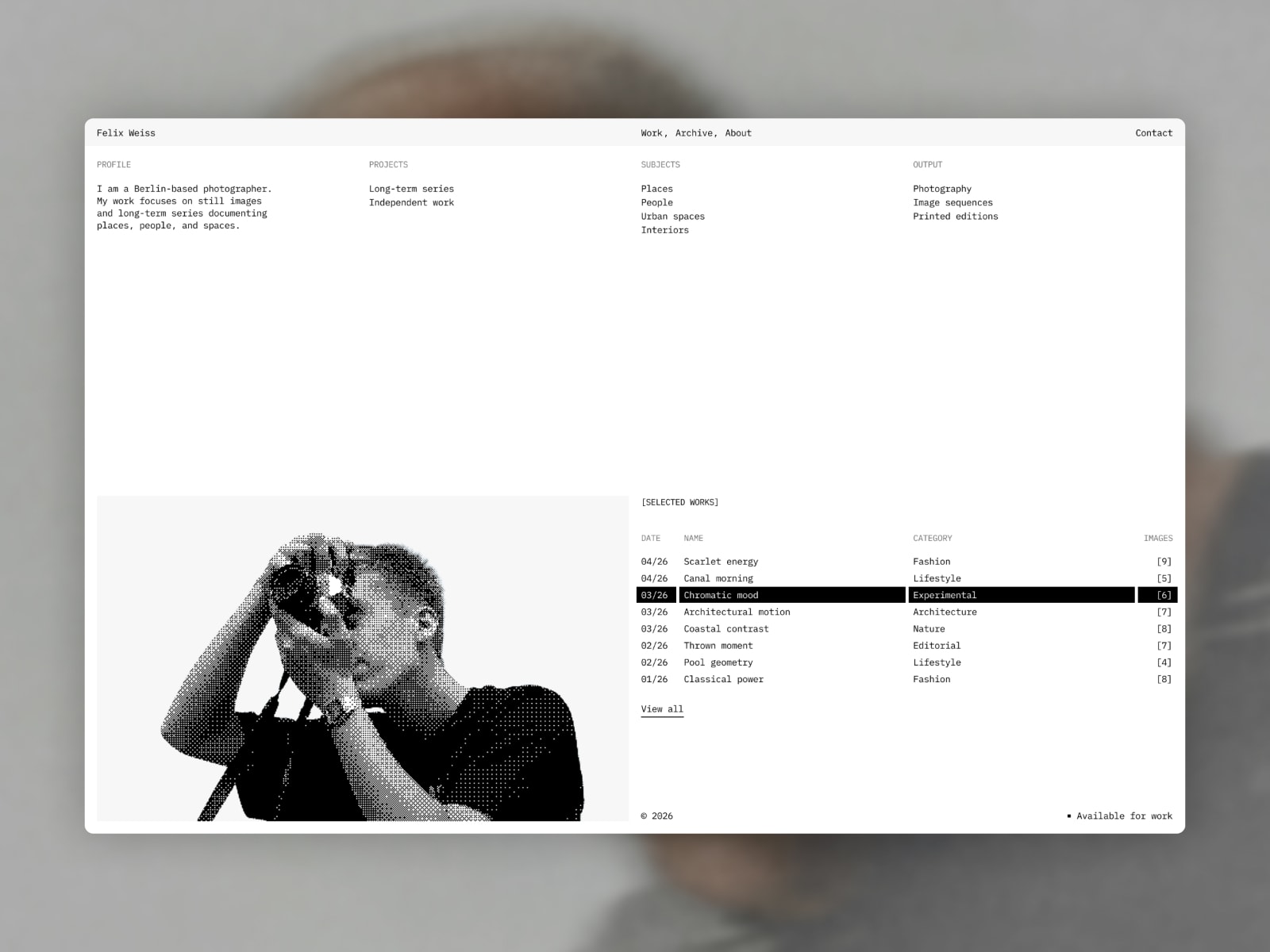 Whitman · Video Portfolio - Image 4